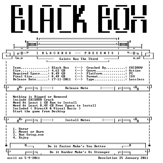 Saints Row: The Third  - Black Box