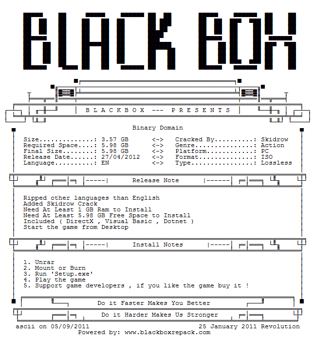 Binary Domain - Black Box